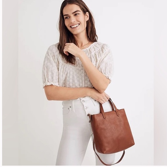 Madewell Bags Madewell Zip Top Transport Brown Crossbody Bag Style